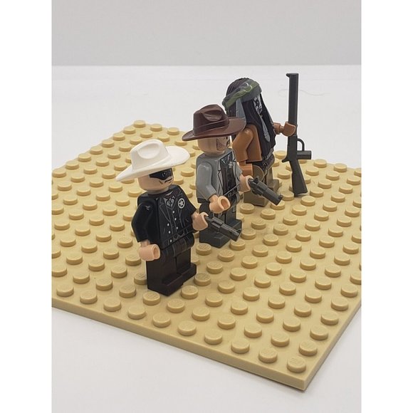 Lego Minifigure Lone Ranger Tonto Cowboy Sheriff Weapon Accessories C0498 - Picture 8 of 12